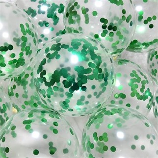 Metalik Yeşil Konfeti