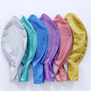 Mor Jumbo Krom Balon 24 İnç 68 Cm