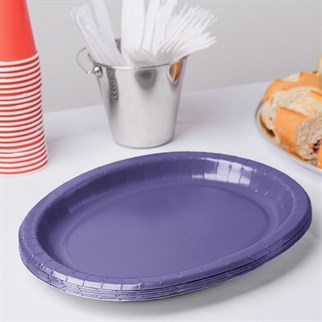 Mor Karton Tabak 23 cm 8 Adet