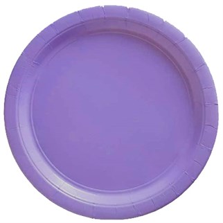 Mor Karton Tabak 23 cm 8 Adet