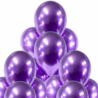 Mor Krom Balon 50 Adet