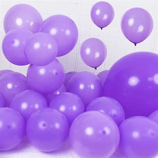 Mor Pastel Balon 100 Adet