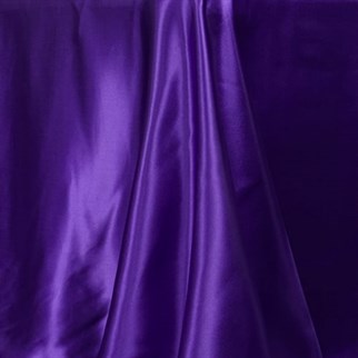 Mor Renkli Saten Masa Örtüsü