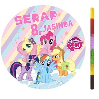 Kişiye Özel My Little Pony Pinyata + Sopası
