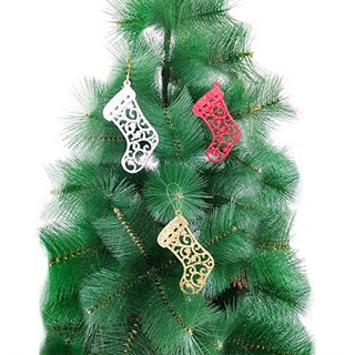 Noel Çizme Ağaç Süsü 10cm 3 Adet