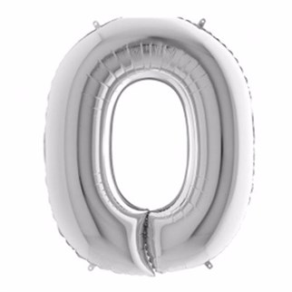 O Harf Folyo Balon Gümüş 100 cm