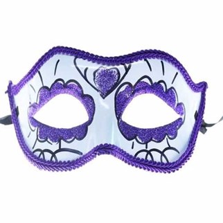 Parti Balo Maskesi Mor Renkli