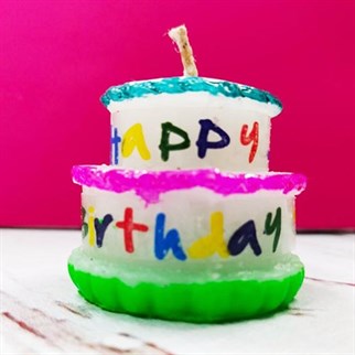 Pasta Şekilli Mum 4 Adet