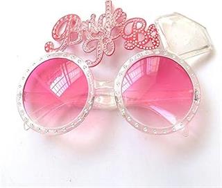 Pembe Bride To Be Gözlük Elmas Figürlü