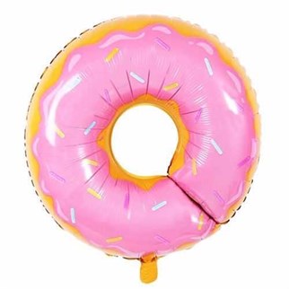 Pembe Donut Folyo Balon