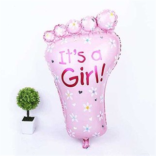 Pembe İt s A Boy Folyo Balon