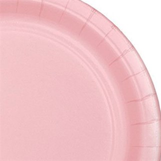 Pembe Karton Tabak  23 Cm 8 Adet