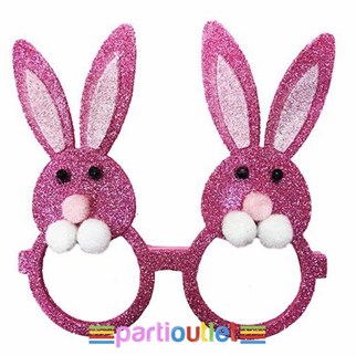 Pembe Tavşan Parti Gözlüğü