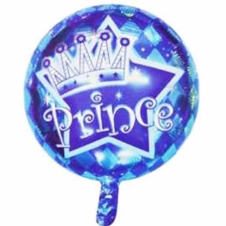 Prince Folyo Balon Mavi