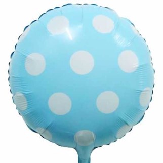 Puantiyeli Balon Mavi