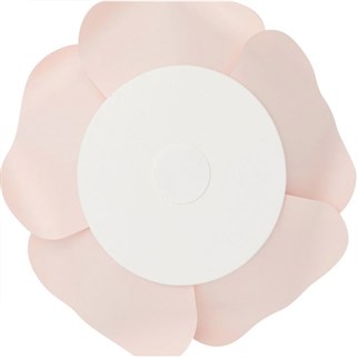 Pudra Pembesi 3 Boyutlu Dekoratif Kağıt Çiçek 20 Cm 2 Adet