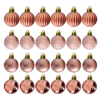 Rose Ağaç Süsü 24 Adet 