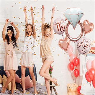 Rose Gold Renkli Yüzük Folyo Balon