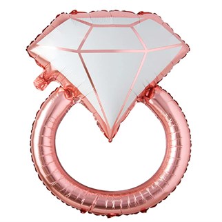 Rose Gold Renkli Yüzük Folyo Balon