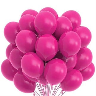 Ruby Pastel Balon 20 Adet