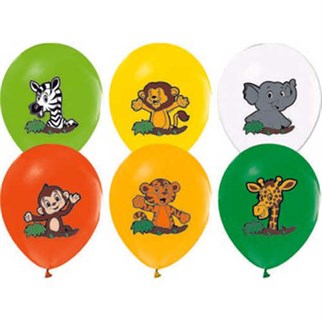 Safari Lateks Balon 8 Adet