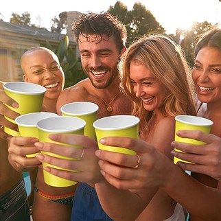 Sarı Karton Bardak 8 Adet