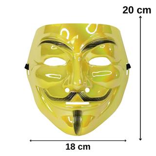 Sarı Renk Vandetta Maske