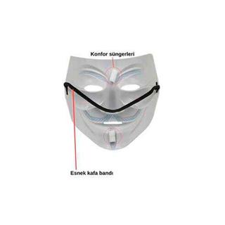 Sarı Renk Vandetta Maske