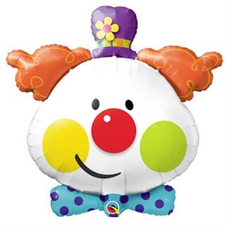 Sevimli Palyaço Folyo Balon 78 Cm