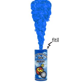 Mavi Renkli Sis Bombası