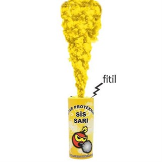 Sarı Renkli Sis Bombası