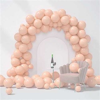 Somon Pastel Zincir Balon Seti