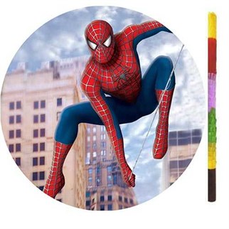 Spiderman Pinyata + Sopası
