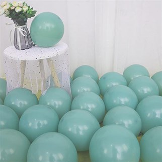 Su Yeşili Pastel Balon 20 Adet