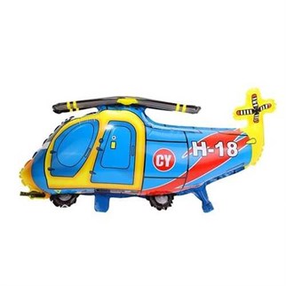Supershape Helikopter Flexi Folyo Balon