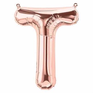 T Harf Folyo Balon Gold Rose 76 Cm