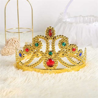 Altın Renkli Kraliçe Tacı
