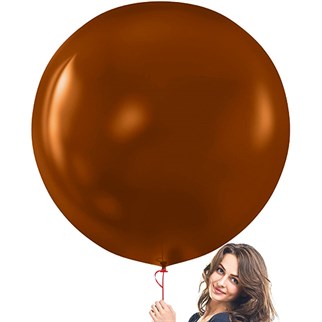 Toprak Rengi Jumbo Balon 24 İnç 68 Cm