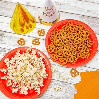 Turuncu Karton Karton Tabak 8 Adet