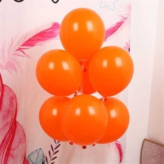Turuncu Pastel Balon 100 Adet