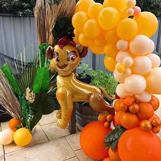 Turuncu Pastel Balon 20 Adet