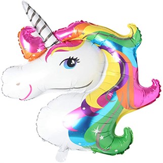 Unicorn Renkli Folyo Balon