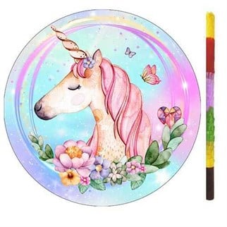 Unicorn Temalı Pinyata + Sopası