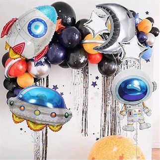 Uzay 4D Roket Folyo Balon