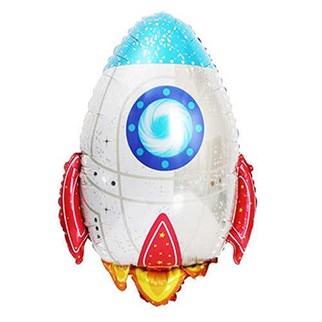 Uzay 4D Roket Folyo Balon