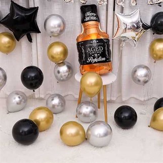 Viski Şişesi Folyo Balon