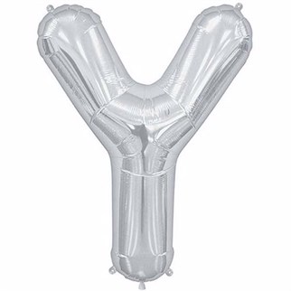 Y Harf Folyo Balon Gümüş 100 cm