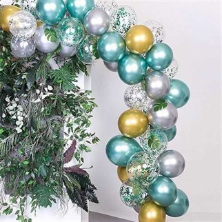 Yeşil Krom Balon Zincir Seti