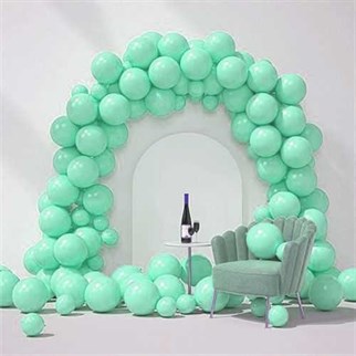 Yesil Makaron Zincir Balon Seti