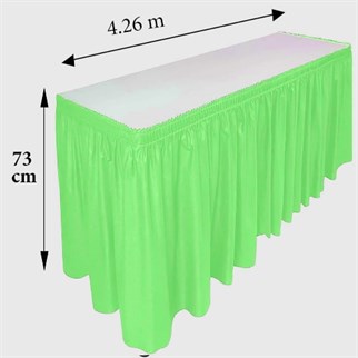 Yeşil Masa Eteği Plastik 